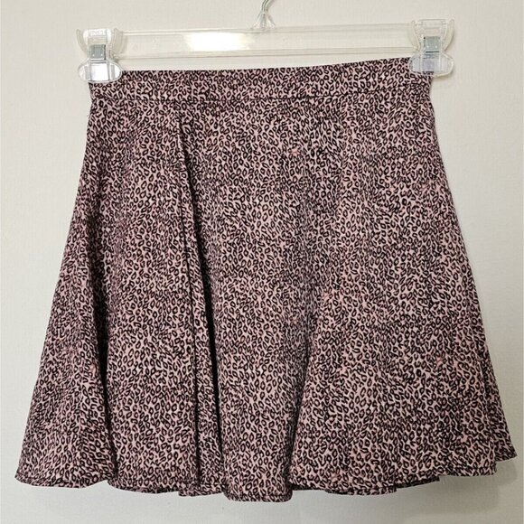 Urban Outfitters Women's Mini Skirt Size XS Pink Animal Print A-Line Mini Skirt - Picture 9 of 10